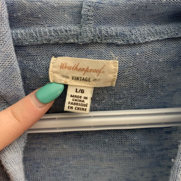 Blue Weatherproof Vintage Hoodie, Size Large - Picture 2 of 3